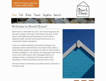 Tablet Screenshot of beachhouseshoreham.co.uk
